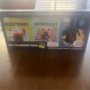 NEW Dog IQ Test and Milestones Set